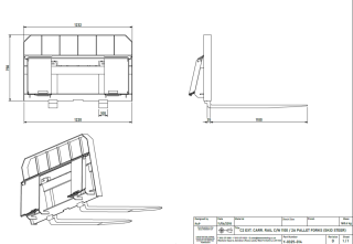 Skid Steer Pallet Forks (ITA) 4